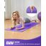 Good Nite Yogamatten Für Frauen Rutschfeste Strukturierte Oberflächen Gymnastikmatte Yoga Matte Dicke 6 mm Mit Tragegurt Tpe-Übungsmatte Für Yoga Pilates Gymnastik (183X61cm) (Lila)