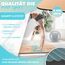 KESSER Yogamatte Set Rutschfest faltbar –TPE Gymnastikmatte, Trainingsmatte für Sport | Gymnastik dünn | Yoga - Fitness - Pilates Set Bodenschutzmatte + Tasche + dicker Tragegurt + Übungsheft, faltbar