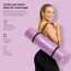 MSPORTS Gymnastikmatte Premium inkl. Tragegurt + Übungsposter + Workout App I Hautfreundliche Fitnessmatte 190 x 80 x 1,5 cm - Violett - Phthalatfreie Yogamatte
