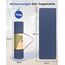 Yogamatte rutschfest und umweltfreundliche TPE Sportmatte mit Tragegurt Gymnastikmatte für Pilates Workout Fitnessmatte 183 x 61 x 0.6 cm (Marine-Blau)