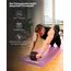 NEOLYMP extra dicke Fitnessmatte rutschfest inkl. Tragegurt & E-Book – Yogamatte, Gymnastikmatte, Sportmatte & Pilates Matte – Trainingsmatte für Zuhause, Studio & Outdoor (rosa 80 cm)