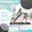 KESSER® Gymnastikmatte mit Tragegurt rutschfest TPE Yogamatte Gepolstert & rutschfest Fitnessmatte, 183 x 61 Trainingsmatte für Fitness Sportmatte, Pilates & Gymnastik + Tragegurt & Tasche, extradick
