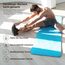 MSPORTS Gymnastikmatte Premium inkl. Tragegurt + Übungsposter + Workout App I Hautfreundliche Fitnessmatte 190 x 100 x 1,5 cm - Aquamarin - Phthalatfreie Yogamatte