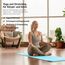MSPORTS Gymnastikmatte Premium inkl. Tragegurt + Übungsposter + Workout App I Hautfreundliche Fitnessmatte 190 x 100 x 1,5 cm - Aquamarin - Phthalatfreie Yogamatte