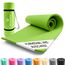 #DoYourFitness x World Fitness | Fitnessmatte "Yamuna" | 183x61x1,5cm | Phthalatfrei & rutschfest | Gymnastikmatte ideal für Yoga, Pilates, Fitness, Outdoor im Studio & zu Hause | Grün