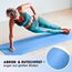 #DoYourFitness x World Fitness | Fitnessmatte "Jivan" | 183x61x2cm | Phthalatfrei & rutschfest | Gymnastikmatte ideal für Yoga, Pilates, Fitness, Outdoor im Studio & zu Hause | Blau