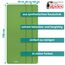 ALPIDEX Yogamatte Extra Dick 1,5 cm Gymnastikmatte 3 Größen E-Book rutschfest Phthalatfrei Fitness Matte Turnen Pilates Sport Physio HIIT Yoga Trainingsmatte Isomatte, Lime, 190 x 100 x 1.5 cm