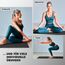 #DoYourFitness x World Fitness | Fitnessmatte "Yamuna" | 183x61x1,5cm | Phthalatfrei & rutschfest | Gymnastikmatte ideal für Yoga, Pilates, Fitness, Outdoor im Studio & zu Hause | Schwarz