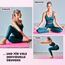 #DoYourFitness x World Fitness | Fitnessmatte "Jivan" | 183x61x2cm | Phthalatfrei & rutschfest | Gymnastikmatte ideal für Yoga, Pilates, Fitness, Outdoor im Studio & zu Hause | Pink
