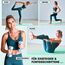 #DoYourFitness x World Fitness | Fitnessmatte "Yogini" | 183x61x1cm | Phthalatfrei & rutschfest | Gymnastikmatte ideal für Yoga, Pilates, Fitness, Outdoor im Studio & zu Hause | Türkis