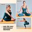 #DoYourFitness x World Fitness | Fitnessmatte "Jivan" | 183x61x2cm | Phthalatfrei & rutschfest | Gymnastikmatte ideal für Yoga, Pilates, Fitness, Outdoor im Studio & zu Hause | Orange