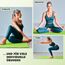 #DoYourFitness x World Fitness | Fitnessmatte "Ashanti" | 190x100x1cm | Phthalatfrei & rutschfest | Gymnastikmatte ideal für Yoga, Pilates, Fitness, Outdoor im Studio & zu Hause | Grün
