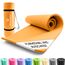 #DoYourFitness x World Fitness | Fitnessmatte "Ashanti" | 190x100x1cm | Phthalatfrei & rutschfest | Gymnastikmatte ideal für Yoga, Pilates, Fitness, Outdoor im Studio & zu Hause | Orange