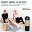 KIANA SPORTS® Yoga Matte – Rutschfeste Sportmatte in Deutschland entwickelt – 2 Komfort-Dicken – Formstabile Yogamatte & Gymnastikmatte – Ideale Fitnessmatte für Yoga & Pilates zuhause oder im Studio