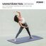 POWRX Gymnastikmatte I Yogamatte (Schwarz, 190 x 80 x 1,5 cm) Inklusive Tragegurt + Tasche + Free Exercise Poster I Hautfreundliche Sportmatte Fitnessmatte rutschfest phthalatfrei