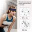 AWUMBUK Stirnband Damen Sport, 8 Pack Haarband Schwarz Haarbänder Damen Herren Antirutsch Stirnbänder Elastisch Headband Unisex Hair Band Sport Yoga Workout Laufen Fitness Gym Haarschmuck
