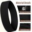 AWUMBUK Stirnband Damen Sport, 8 Pack Haarband Schwarz Haarbänder Damen Herren Antirutsch Stirnbänder Elastisch Headband Unisex Hair Band Sport Yoga Workout Laufen Fitness Gym Haarschmuck