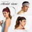 AWUMBUK Stirnband Damen Sport, 8 Pack Haarband Schwarz Haarbänder Damen Herren Antirutsch Stirnbänder Elastisch Headband Unisex Hair Band Sport Yoga Workout Laufen Fitness Gym Haarschmuck
