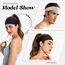 AWUMBUK Stirnband Damen Sport, 8 Pack Haarband Schwarz Haarbänder Damen Herren Antirutsch Stirnbänder Elastisch Headband Unisex Hair Band Sport Yoga Workout Laufen Fitness Gym Haarschmuck