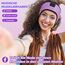Schlafkopfhörer Bluetooth 5.4, Schlaf Stirnband Kopfhörer Headband Schlafmaske, Sportskopfhörer Musik schlafen Stirnband für Sport Training, Joggen, Yoga, Reisen