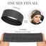 BELEVO Stirnband Damen Sport Haarband Damen Baumwolle 3 Stück Haarbänder Elastisch Headband Sommer Schweiß Weich Antirutsch Hairband Mode-Accessoires für Kosmetik Workout Yoga Laufen Fitness Gym