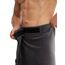 Morgenstern Saunakilt Herren mit Klettverschluss 100% Baumwolle Frottee Oeko-TEX® Handtuch 60x146 cm Saunahandtuch mit Tasche Jan Grau