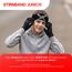 Junior 4-14 Jahre Sport Stirnband zum Wenden, 2-lagig für kalte Temperaturen, schnelltrocknend, Headband, Ohrenschützer, Schweißband, Haarband, Kopfband, Wandern, Laufen, Rad, Ski (GreyX)