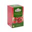 Ahmad Tea - Raspberry&Pomegranate - Grüner Tee mit Himbeer & Granatapfel - Mit Fruchtstücken – Einzeln Verpackte, Aromaversiegelte Teebeutel mit 2g Tee pro Portion - 20 Teebeutel mit Band