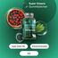Super Greens Gummibärchen - 90 Vegane Gummibärchen - Mit Vitamin B Komplex & Zink - Natürlicher Heidelbeer- & Himbeergeschmack - Besondere Mischung aus Vitaminen und Pflanzenextrakten - WeightWorld