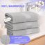 Cloud Pillow 2er Set Badetücher 100x150 cm – Badetuch Groß 100% Baumwolle - Duschtücher 500 g/m2 - Weich, Saugstark und Langlebig – Oeko-TEX - Ideal für Bad & Wellness - Hellgrau
