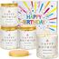 Kerze im Glas 4 Stück Geschenkidee Geburtstagsgeschenk Geschenkset Frauen Kerzen Aromatherapie Duftkerzen Kerzenset als Geburtstag Kerze Duft für Frau,Freundin,Mütter Kerzengeschenke für sie und ihn