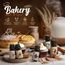 SALUBRITO Bäckerei Ätherische Öle Set für Diffuser, Naturrein Aromatherapie Duftöl für Diffusor 6 x 10ml, Kürbiskuchen, Schokoladen-Cupcake, Snickerdoodle, Lebkuchen, Cremige Vanille, Zuckerplätzchen