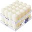 Horeca Candles - Stumpenkerzen - Elfenbein - Ø 4 x 7 cm - 40er Set Blockkerzen - Lange Brenndauer 12 Stunden - Ohne Duft - Kerzen für Haushalt, Feiern und Gastronomie