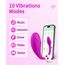 Vibrator mit Fernbedienung Sex Spielzeug für die Frau Vibration, Vibratorensets für Frauen mit App, Sexspielzeug für Paare Extrem Sex Toys Leise Vibro ei, Dildo Sex Toyset Damen Klitoris (Lila)