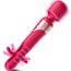 Dildo Vibrator Sex Spielzeug für die Frau, Vibration für Frauen Vibratorensets für Frauen Klitoris Sexspielzeug,Sex Toyset für Woman mit 10 * 7 Modus Paar-Vibratoren, Prostata Massagestab (Rot)