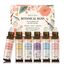 Wecona Roll On Ätherische Öle Set – 6x10ml Ätherische Öle Roll On mit Rollerflaschen, Ätherisches Öl für Entspannung, Fokus, Schlaf & Glück – Essential Oils to Go