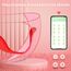 HIVEFUN Vibration für Frauen mit APP, Vibrator Sex Spielzeug für die Frau mit 9 Modi, Vibratorensets für Frauen Klitoris Vibro Ei mit Fernsteuerung für Unterw Sexspielzeug Dildo Vibratoren Sex Toy Rot