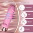 Vibrator Vibration für Frauen Sex Spielzeug für Die Frau Paare Mini Vibratorensets für Frauen Klitoris Leise - 10 Vibrationsmodi Starke Massagestab Vibratoren (Pink)