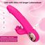 Rabbit Vibratoren mit Klitorisstimulation Vibration für Frauen, Dildo Vibrator Klitoris Stimulator für Sie G Punkt Sex Spielzeug für die Damen 10 Vib/Leck/Teleskop Analvibrator Erotik für Paare