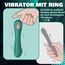 Silikon Klassische Vibrator Vibration für Frauen Sexspielzeug Vibratoren für sie Klitoris Leise, Sex Toys Realistische Dildo Analvibrator für Paare mit 10 Modi G-Punkt Vibrators (Kieferngrün)