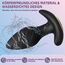 Analplug für Männer Mit 9 Vibration Modes & APP - Prostata Stimulation Männer | Anal Plug, Buttplug, Anal Vibrator | <45db Leise, 90min Laufzeit | Sex Spielzeug Für Die