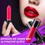 Mini Vibrator Vibratorensets für frauen Mit Vier Silikonköpfe-Sex Toys Lipstick Vibration für Frauen Sex Spielzeug für die Frau mit 10 VibrationModi, Leise Vibratoren Sexspielzeug (Vibratorensets)