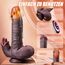 Vibrator Realistischer Dildo Sex Spielzeug für die Frau & Paare – 25,8 cm Saugnapf Dildo Penis, 7 Stoßmodi & 10 Vibrations- und Leckmustern für Klitoris, G-Punkt & Anus, Vibratorenset für Frauen Solo