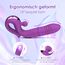 Vibrator Dildo Sexspielzeug für Frauen G-Punkt Klitoris, Sex Spielzeug für die Frau mit 10 Stoßfunktion Teleskop Vibration, Vibratorensets für Frauen Paare, Analvibrator für Sie, Masturbator Sex Toys