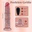 Dildo Sex Spielzeug für die Frau Männer Paare Extrem - Vibrator Vibration für Frauen Anal Penis Dildos Silikon Plug, Vibratorensets mit 3D-Details, Gay Sexspielzeug Prostata Stimulation Diloschwanz