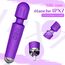 Vibrator Vibration für frauen, Dildo mit 8 Vibrationsintensitäten, Sex spielzeug für die frau paare 20 Vibrationsfrequenzen, Vibratorensets für frauen klitoris stimulator für sie Massagestab (Lila)