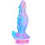 25cm Riesen Fantasy Dildo von Monster mit großem mit saugnapf, Silikon Drachen XL Analplug Flexibler G Punkt Langdildo Erwachsener Penis für Frauen und Männer Blau