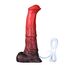 Nothosaur CONOLA (mit Schlauch) 38cm Fantasy Horse Dildo, Platin Silikon Tier Dildo mit texturiertem Kopf & Venen Schaft, Dicke Monster Anal Dildos mit starkem Saugtasch für G-Spot, Prostata