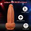 HIVEFUN Dildo Dick Diloschwanz für frauen, Realistischer Dildos Groß Dicker Diloschwanz für Männer Vibration für Frauen, 22cm Big Analdildos XXL Vibrator mit Saugnapf Sexspielzeug für Frauen Solo