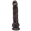 Xocity 27cm XLL Realistischer Dildo mit Starker Saugnapf, Dilos Sexspielzeug für Frauen, Männer Analdildo Anal Plug, Dildo Groß Lang Sex Toyset for Women (Schwarze Schokoladenfarbe)